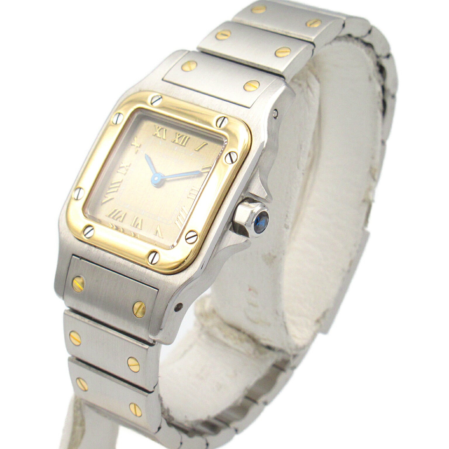 Cartier Santos Galbee SM Watch Gold Stainless Steel