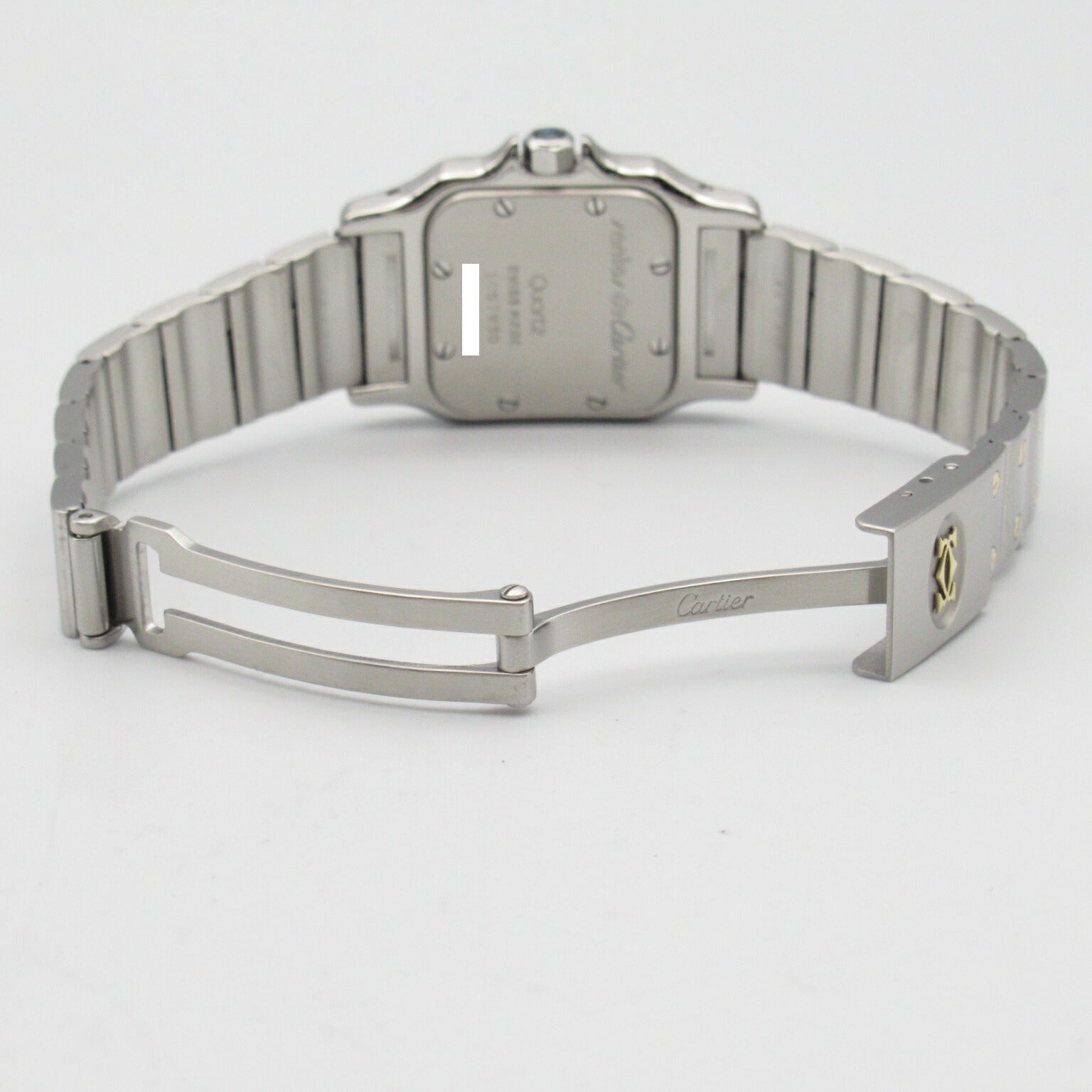 Cartier Santos Galbee SM Watch Gold Stainless Steel