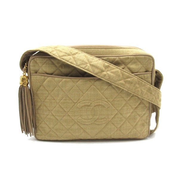 CC Quilted Canvas Tassel Camera Bag