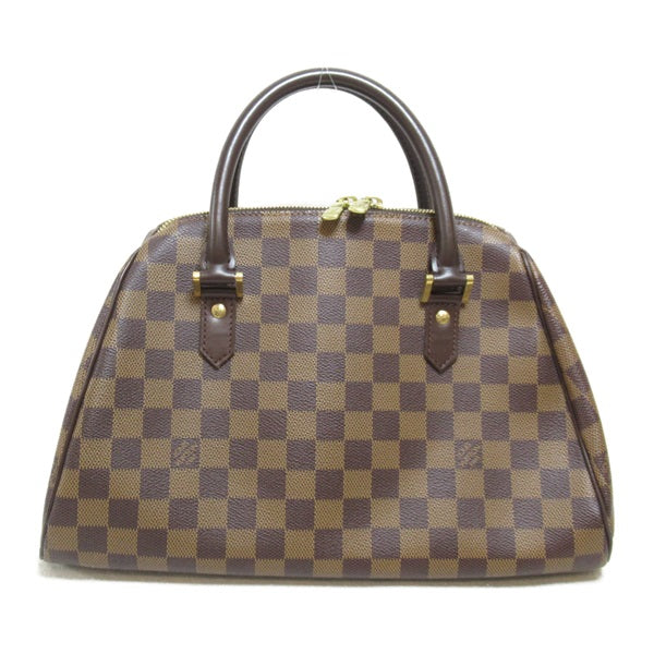 Louis Vuitton Damier Ebene Rivera MM Canvas Handbag N41434 in Very Good Condition