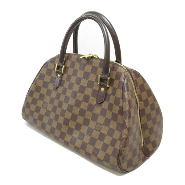 Louis Vuitton Damier Ebene Rivera MM Canvas Handbag N41434 in Very Good Condition