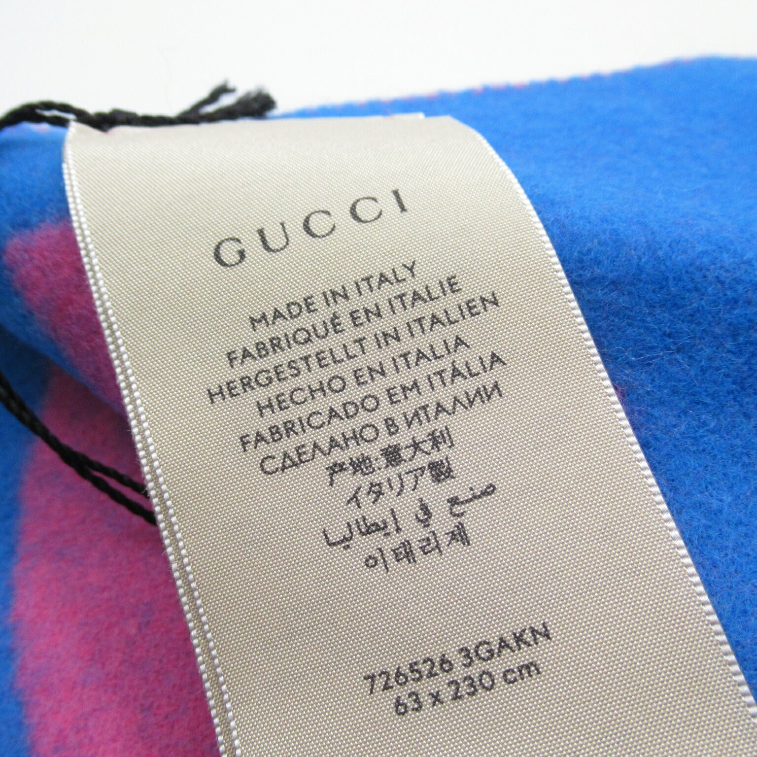 Gucci Wool Scarf Pink 7265263GAKN5668