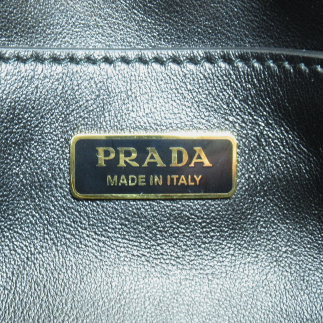 Prada Leather Shoulder Bag Black 1BH1952BYAF0632