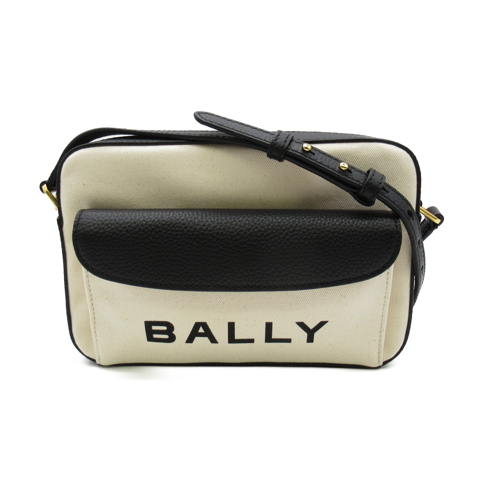 Bally Fabric Leather Shoulder Bag BAR DANIEL