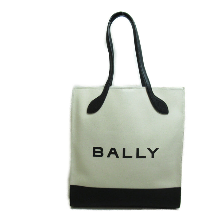 Bally Fabric Leather Tote Bag BAR KEEP ON NS 6304517