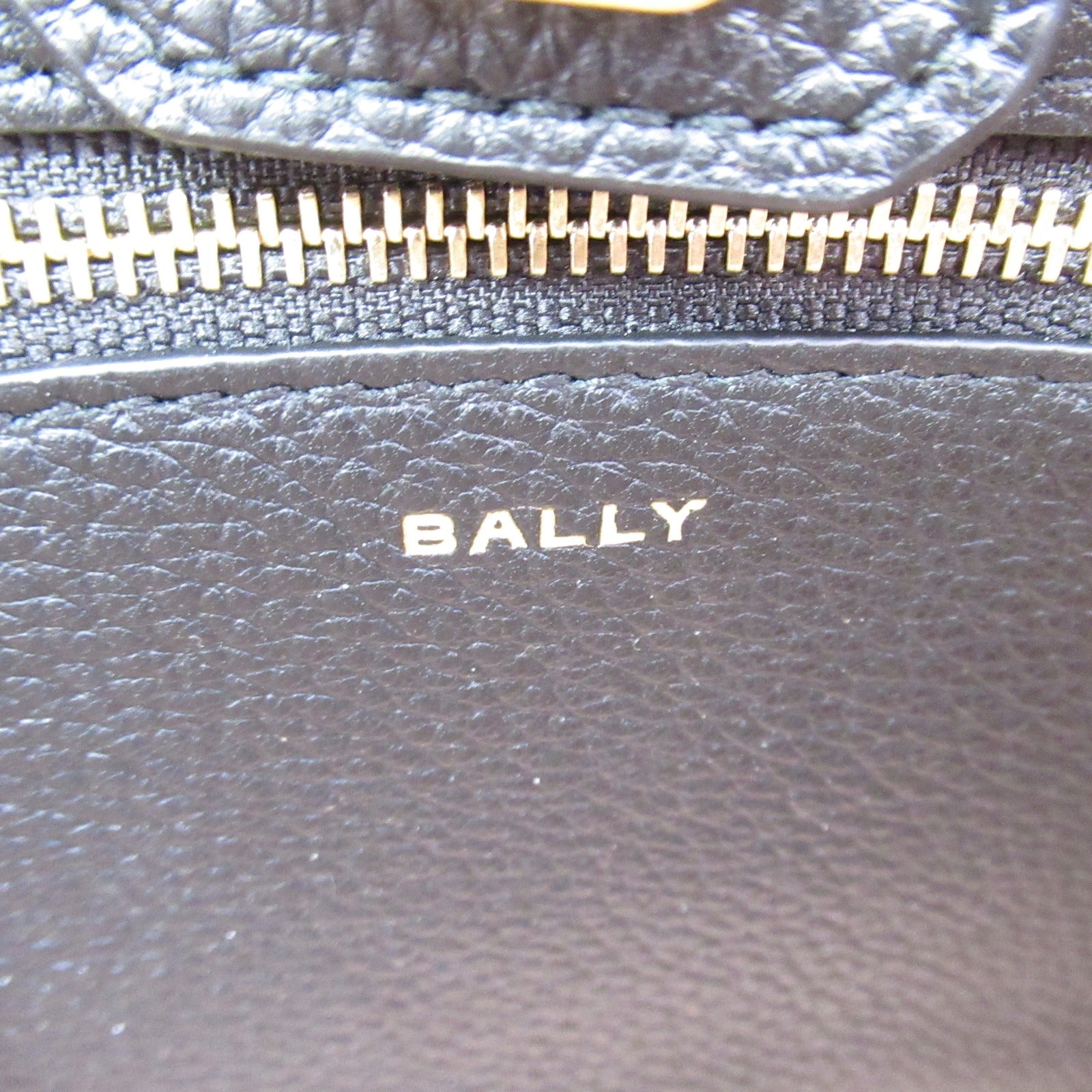 Bally Fabric Leather 2way Shoulder Bag Brown/Black