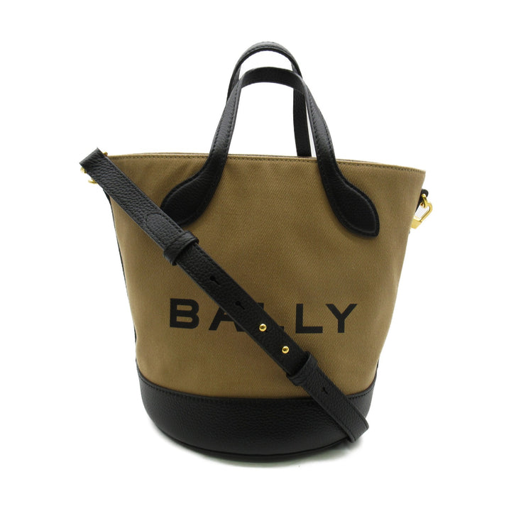 Bally Fabric Leather 2way Shoulder Bag 6304739