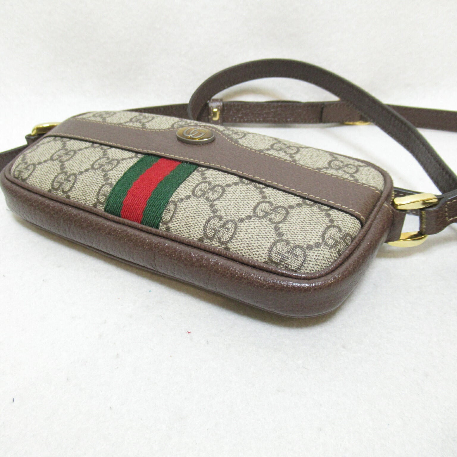 Gucci Canvas GG Supreme Shoulder Bag 598664