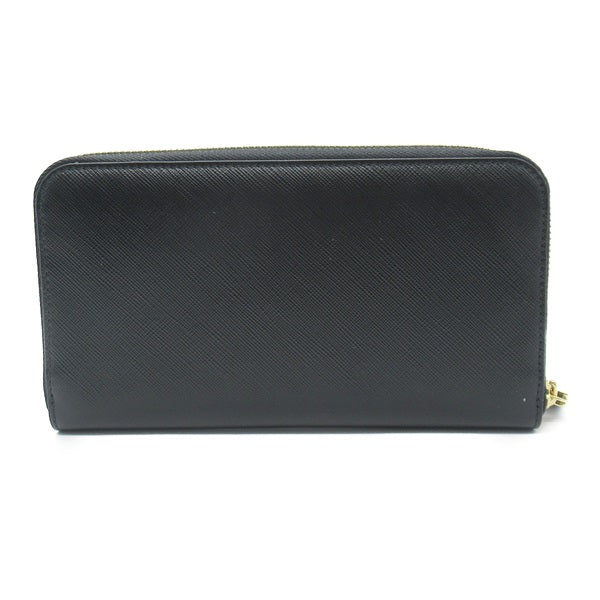 Salvatore Ferragamo Leather Bow Long Wallet Leather Long Wallet 22C755661117 in Excellent condition