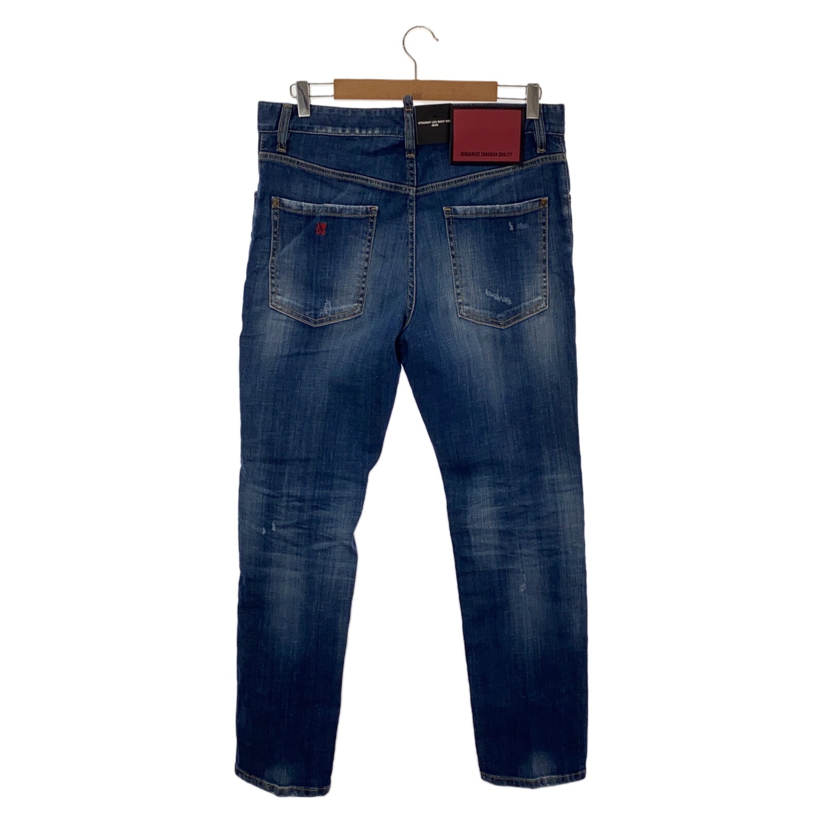 Dsquared2 Cotton Denim Pants Blue