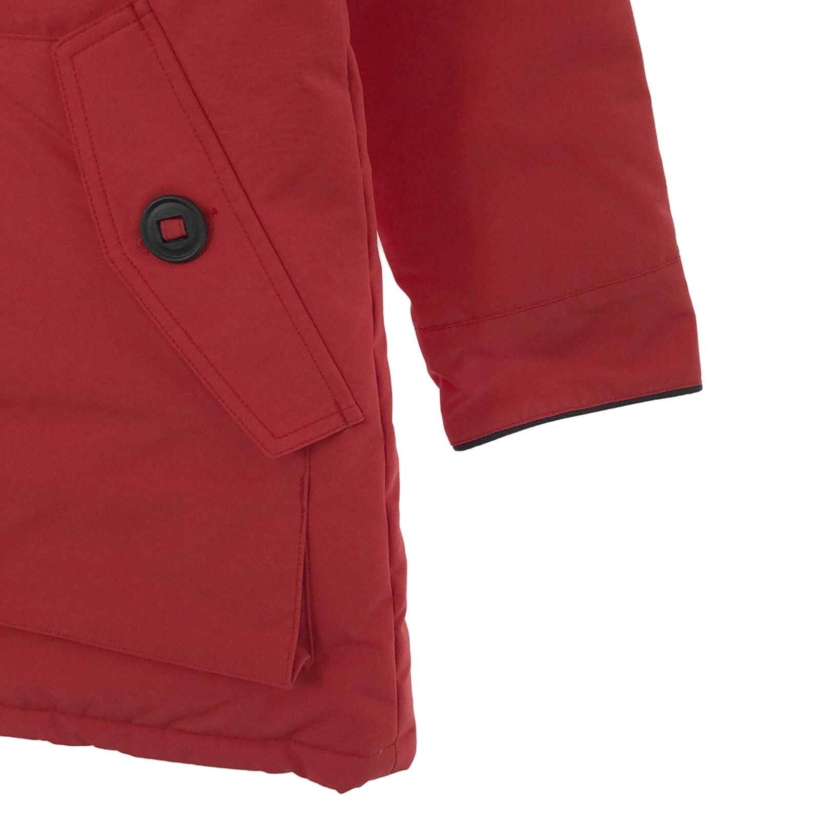 Canada Goose Polyester Down Jacket Red XS