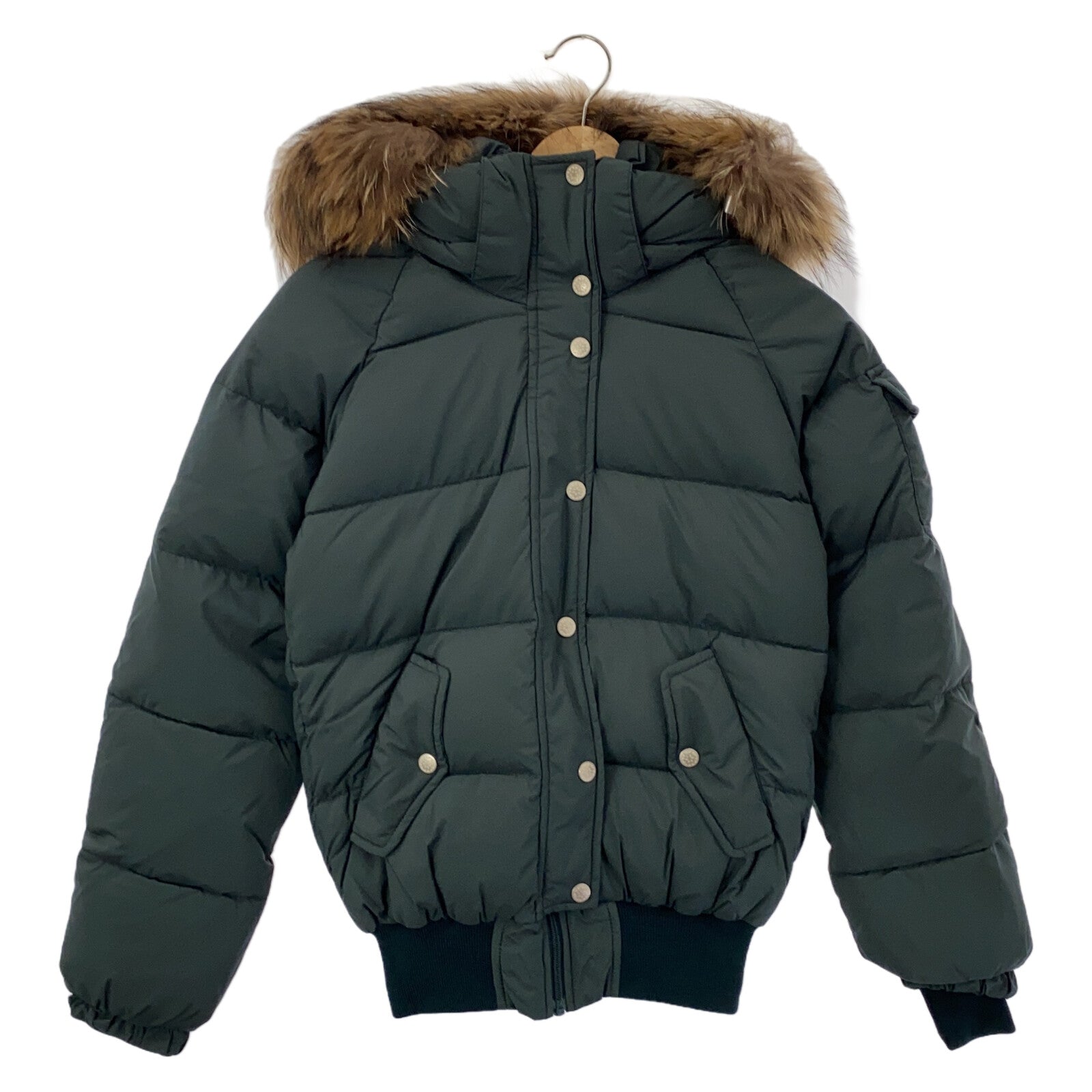 Pyrenex Down Jacket AVIATOR SOFT FUR Green