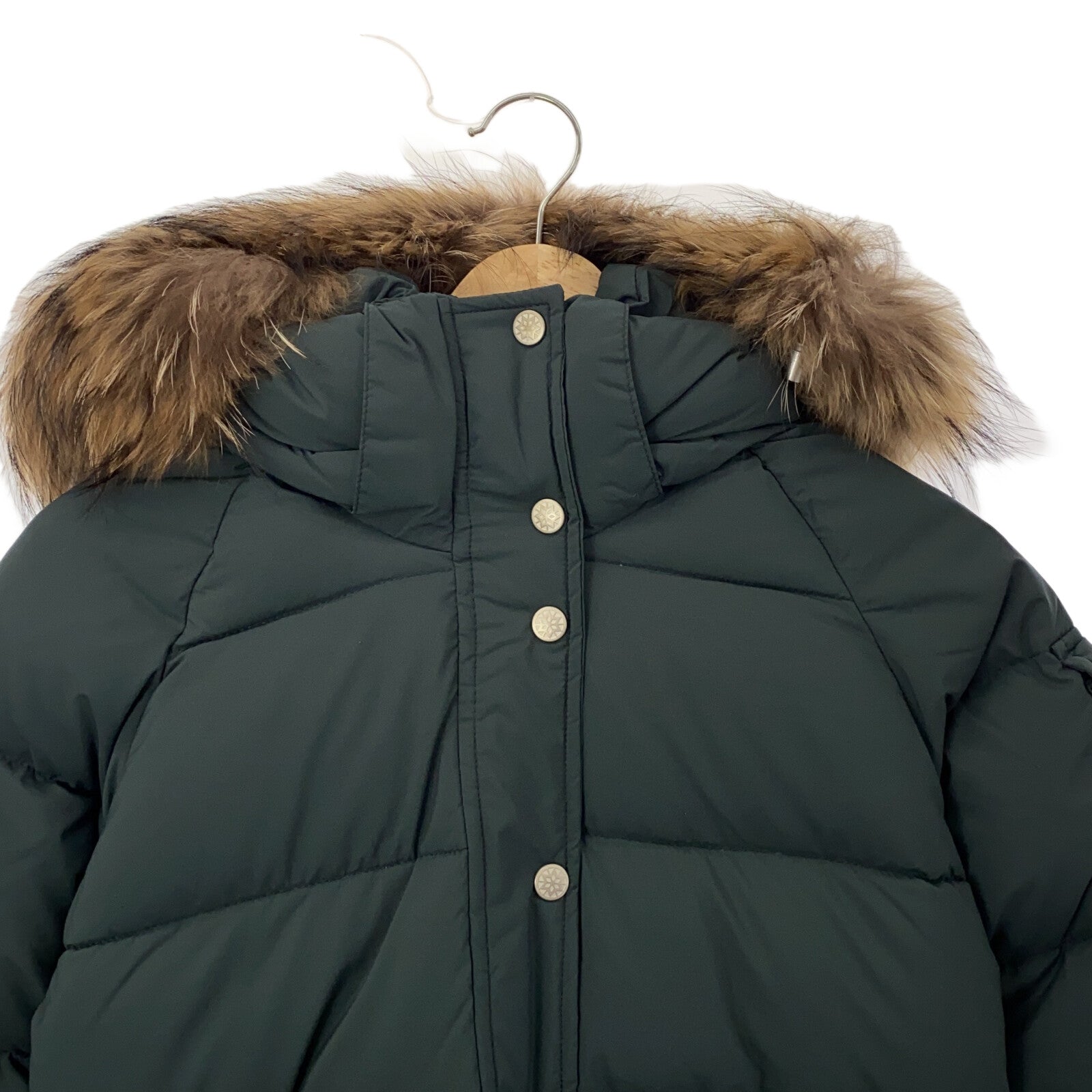 Pyrenex Down Jacket AVIATOR SOFT FUR Green