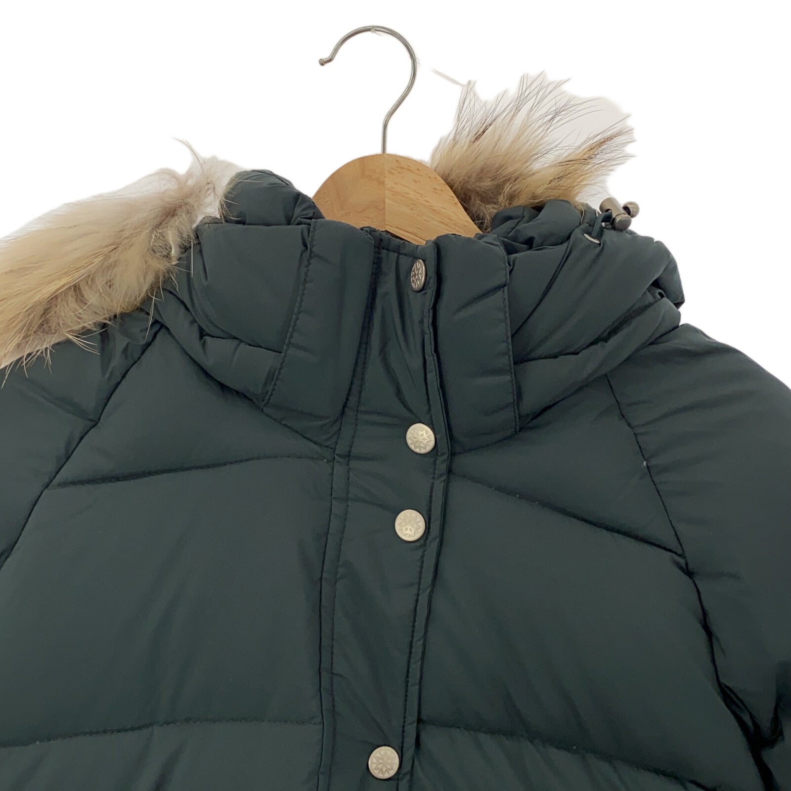 Pyrenex Down Jacket AVIATOR SOFT FUR Green