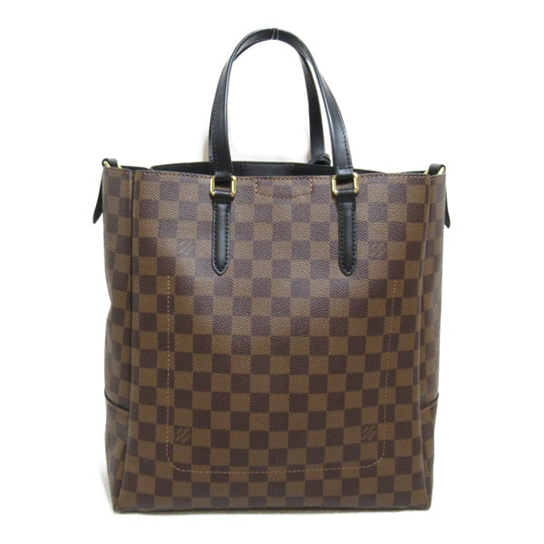 Louis Vuitton Damier Ebene Belmont NV MM Canvas Tote Bag N60294 in Good condition