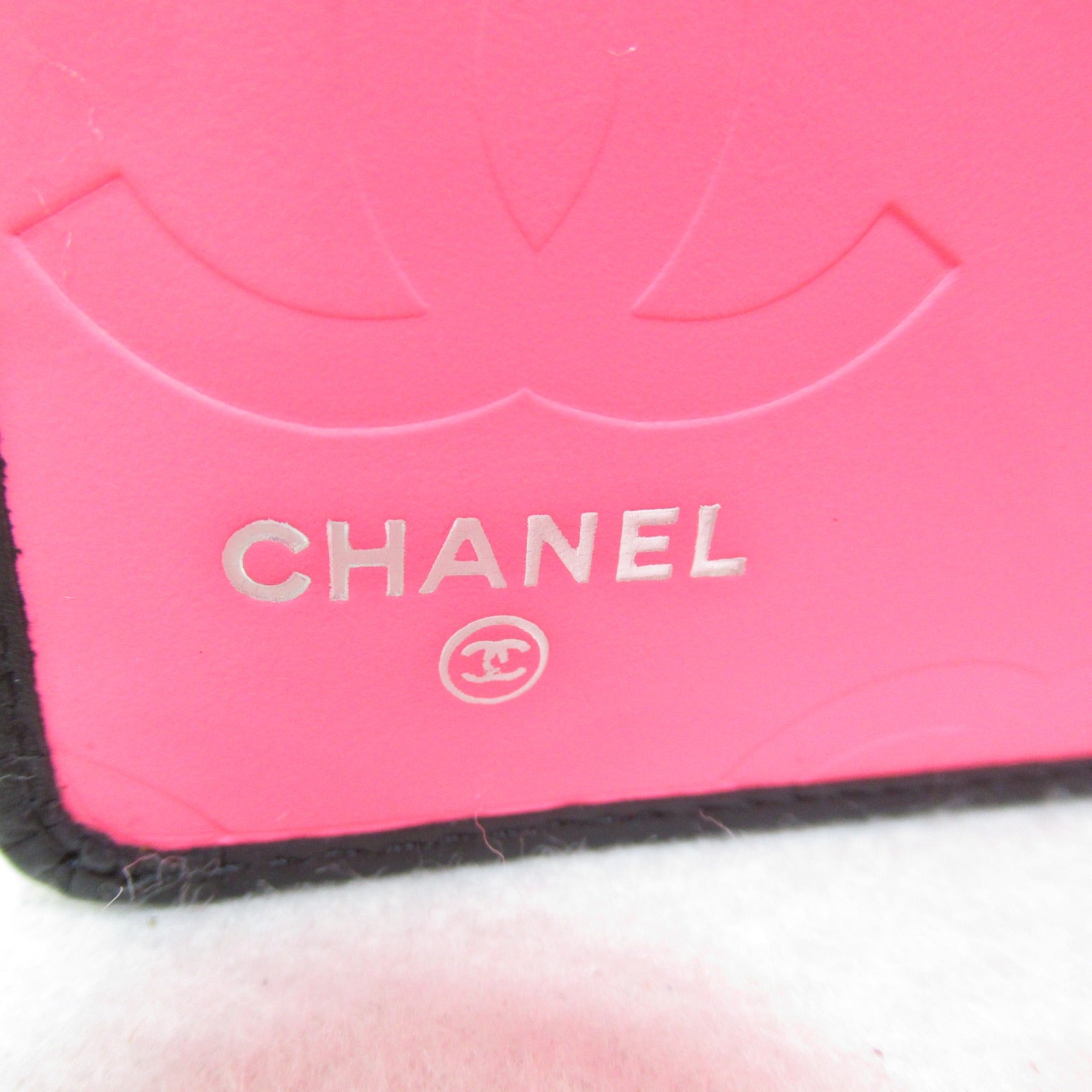 Chanel Cambon Black Leather Long Wallet