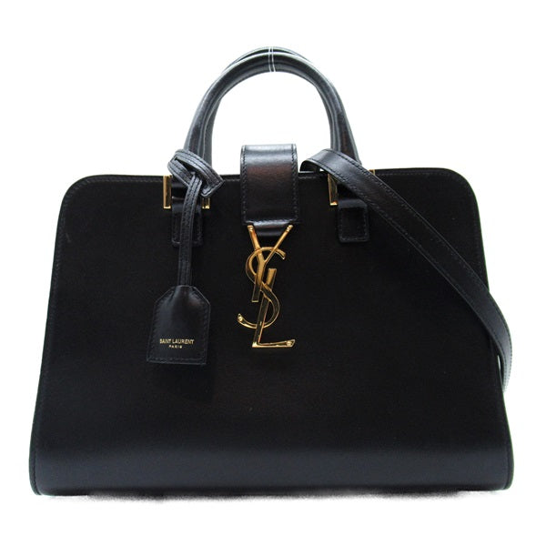 Yves Saint Laurent Monogram Leather Baby Cabas Leather Handbag 568853 in Great Condition