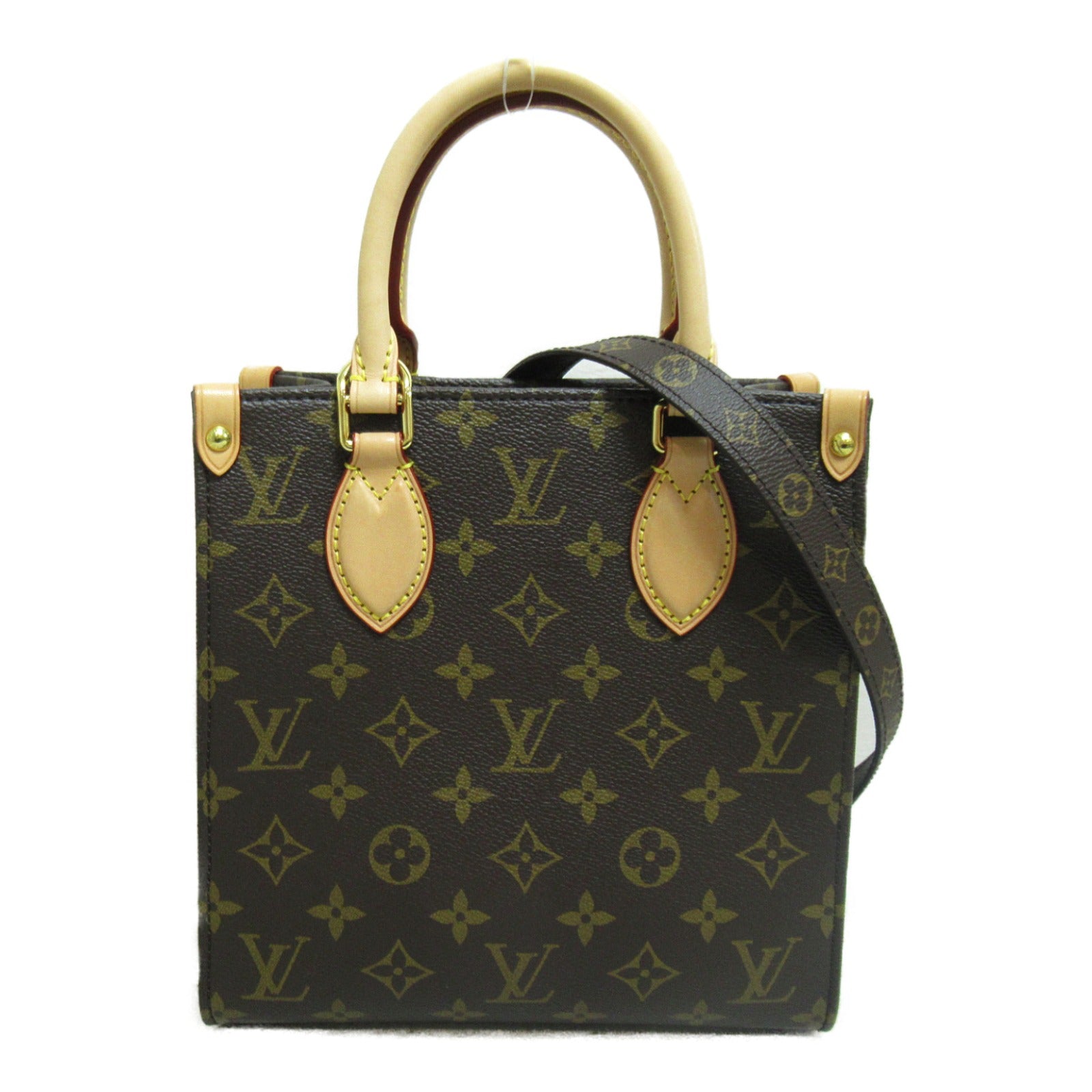 Louis Vuitton Sac Plat BB Shoulder Bag PVC Canvas