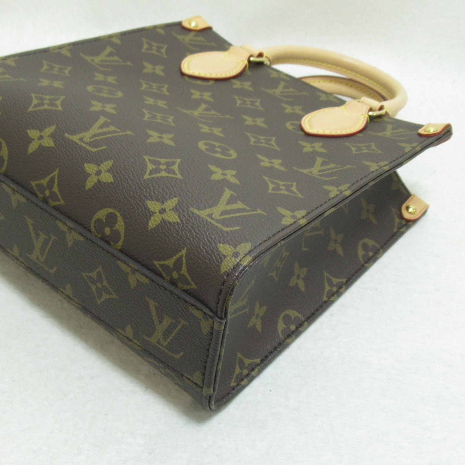 Louis Vuitton Sac Plat BB Shoulder Bag PVC Canvas