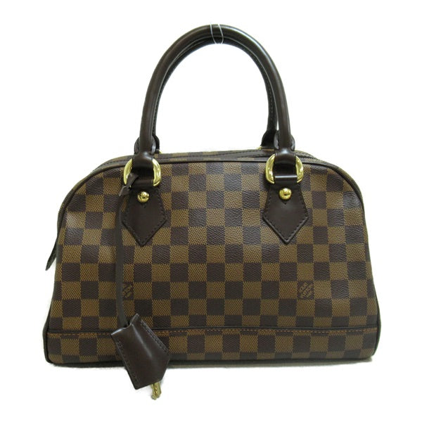 Louis Vuitton Damier Ebene Duomo Canvas Handbag N60008 in Great Condition