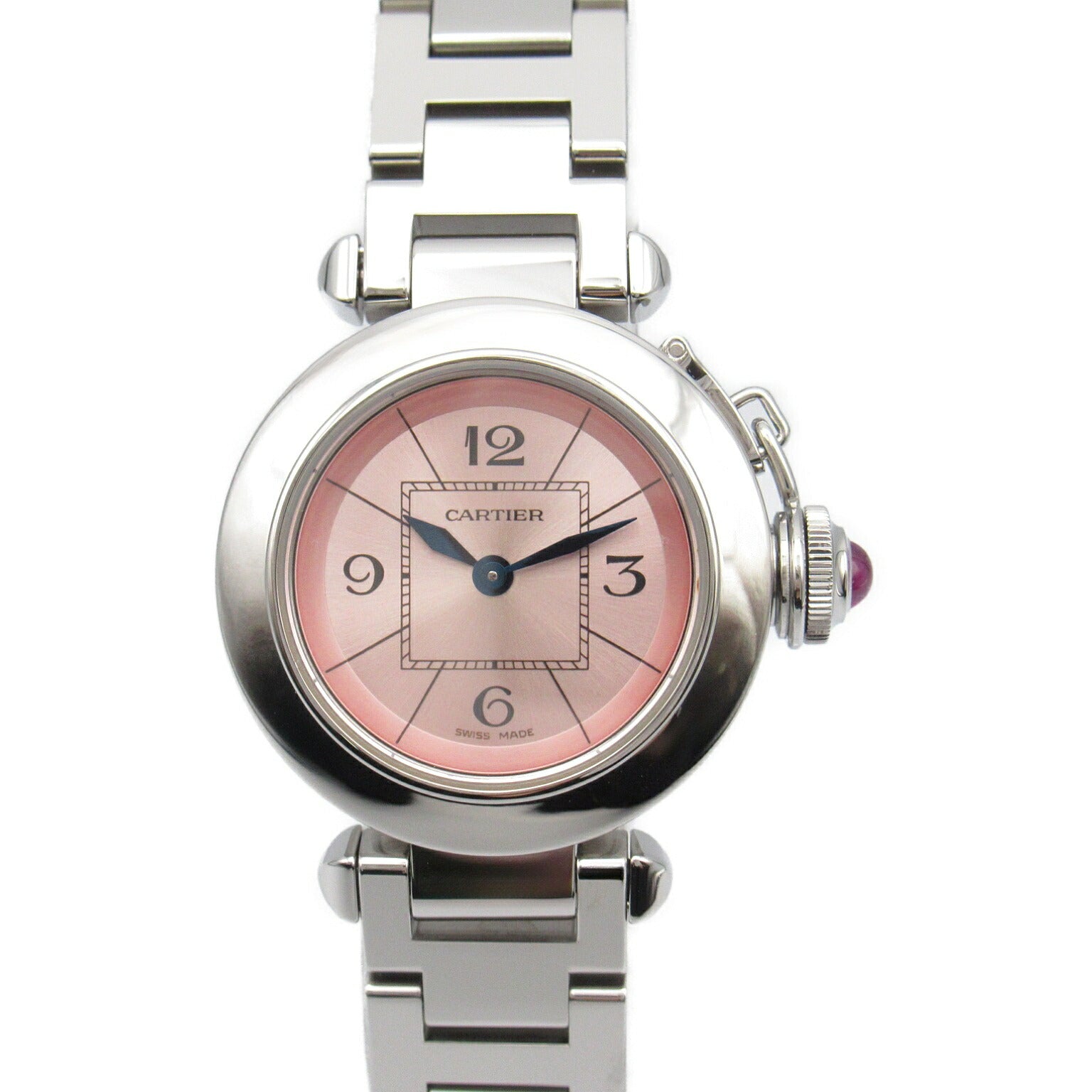 Cartier Miss Pasha Stainless Steel Watch W3140008