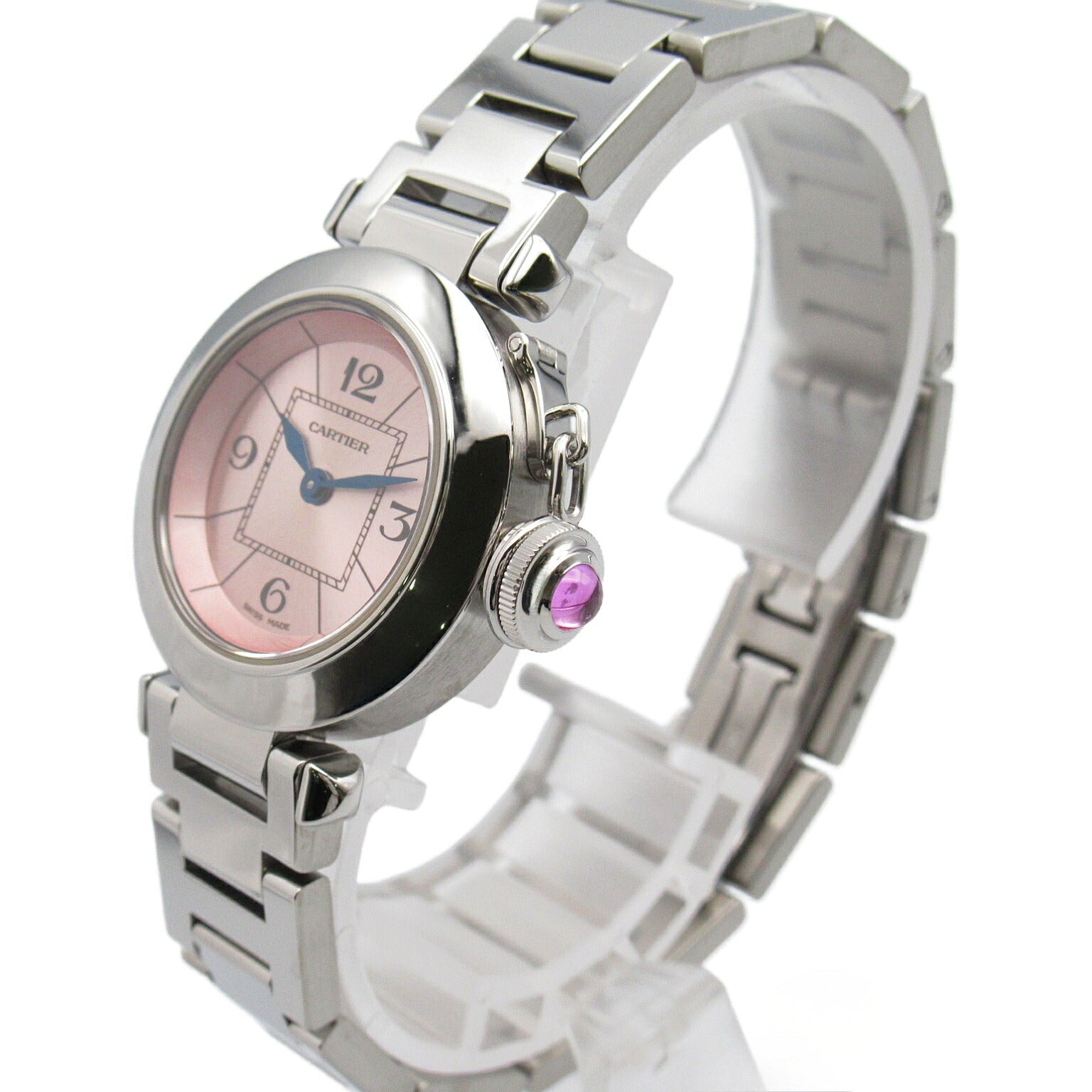 Cartier Miss Pasha Stainless Steel Watch W3140008