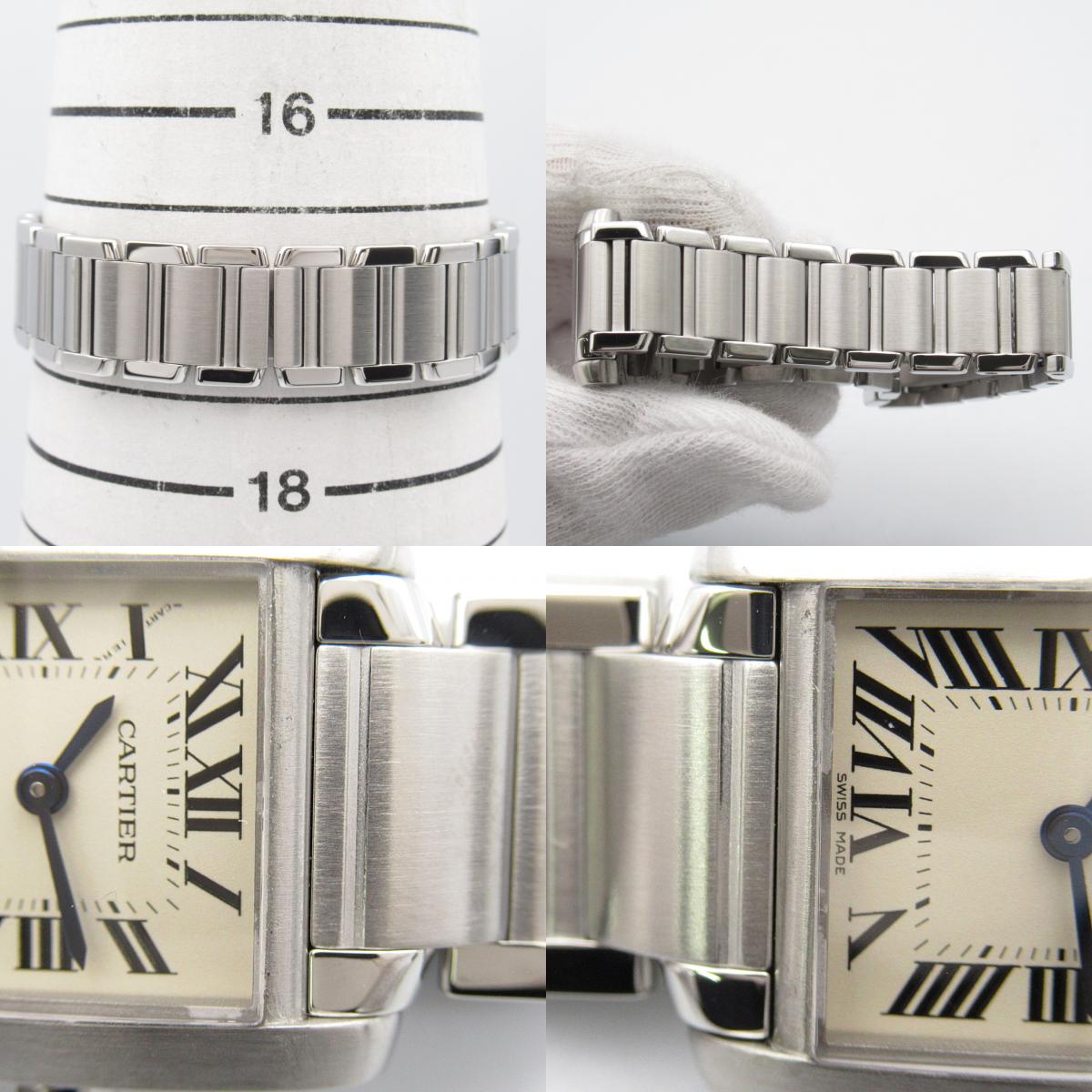 Cartier Tank Francaise SM Stainless Steel Watch W51008Q3