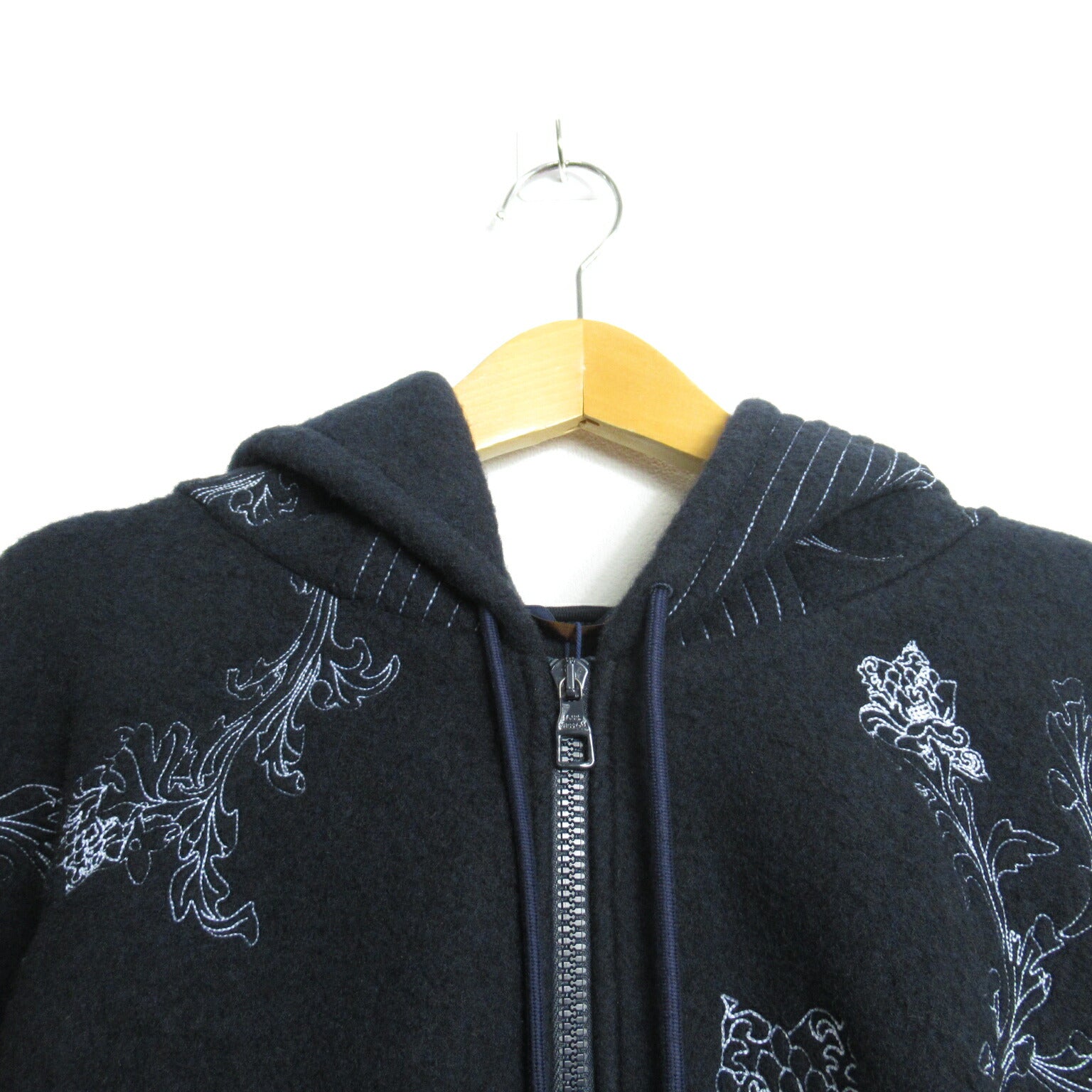 Louis Vuitton Wool Hoodie Navy RM202XJBHJY83W