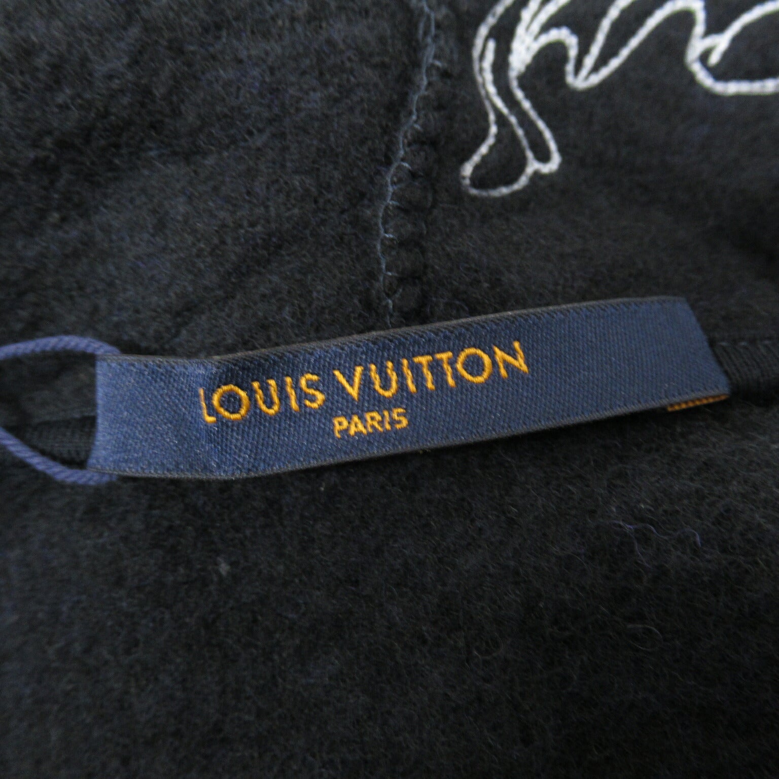 Louis Vuitton Wool Hoodie Navy RM202XJBHJY83W