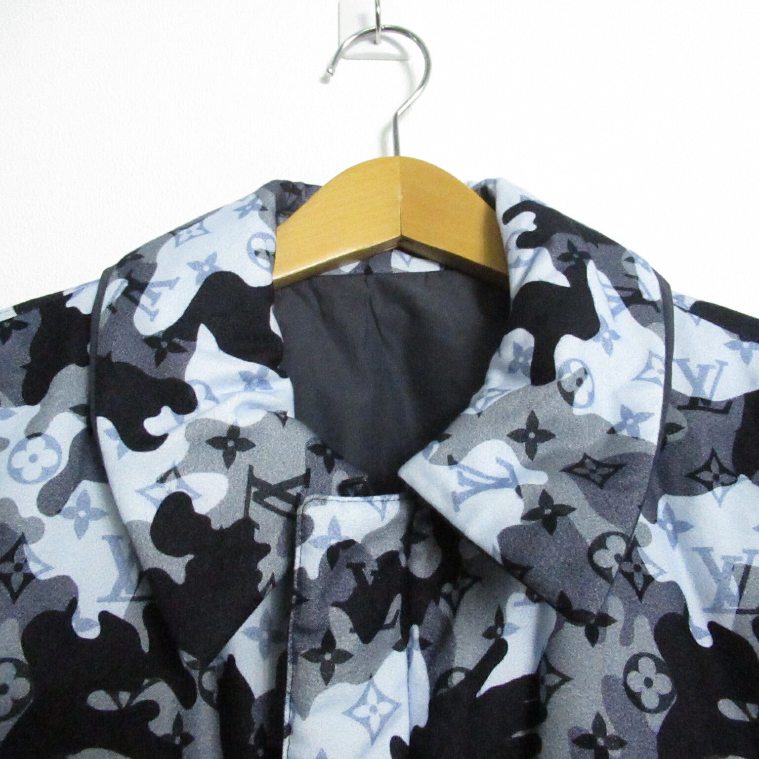 Louis Vuitton Camouflage Cotton Jacket Blue