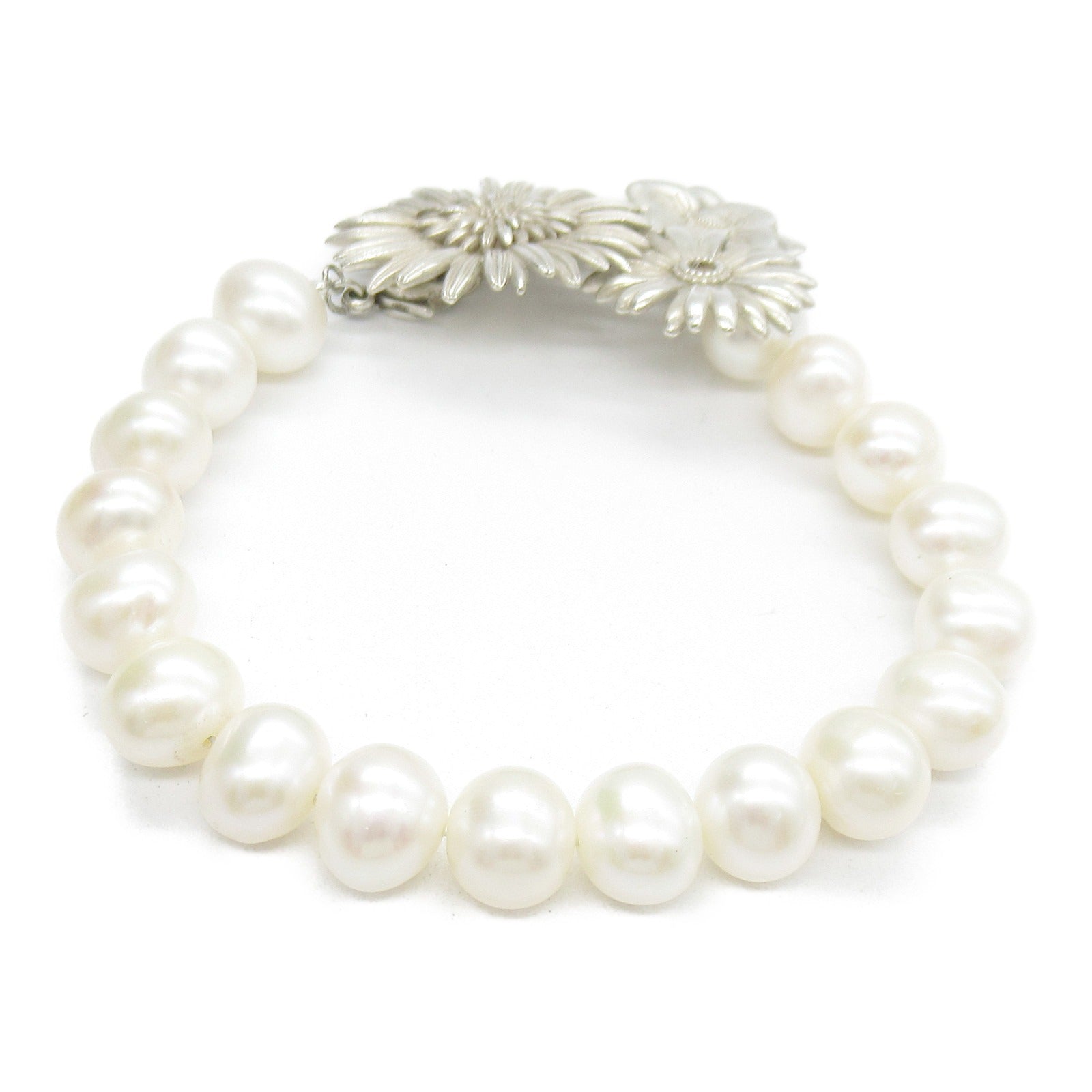 NOJESS Silver 925 Freshwater Pearl Bracelet