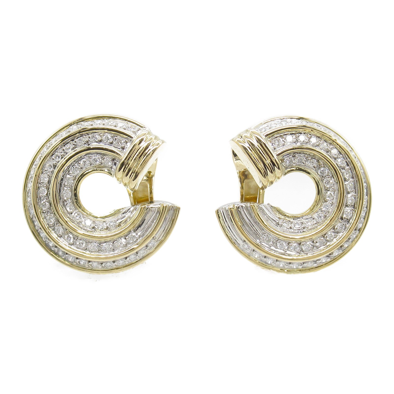 ZOLOTAS K18 Gold Diamond Earrings