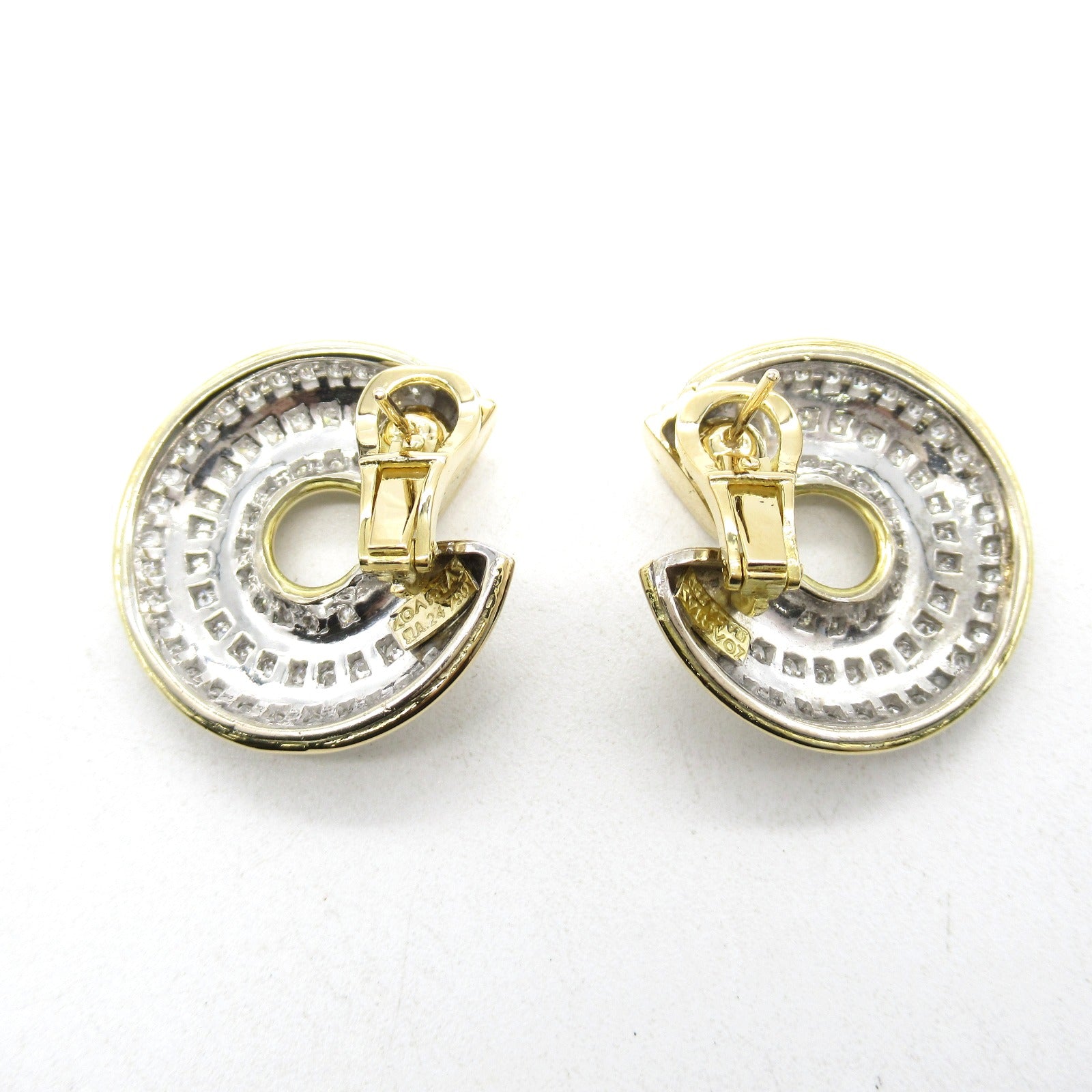 ZOLOTAS K18 Gold Diamond Earrings