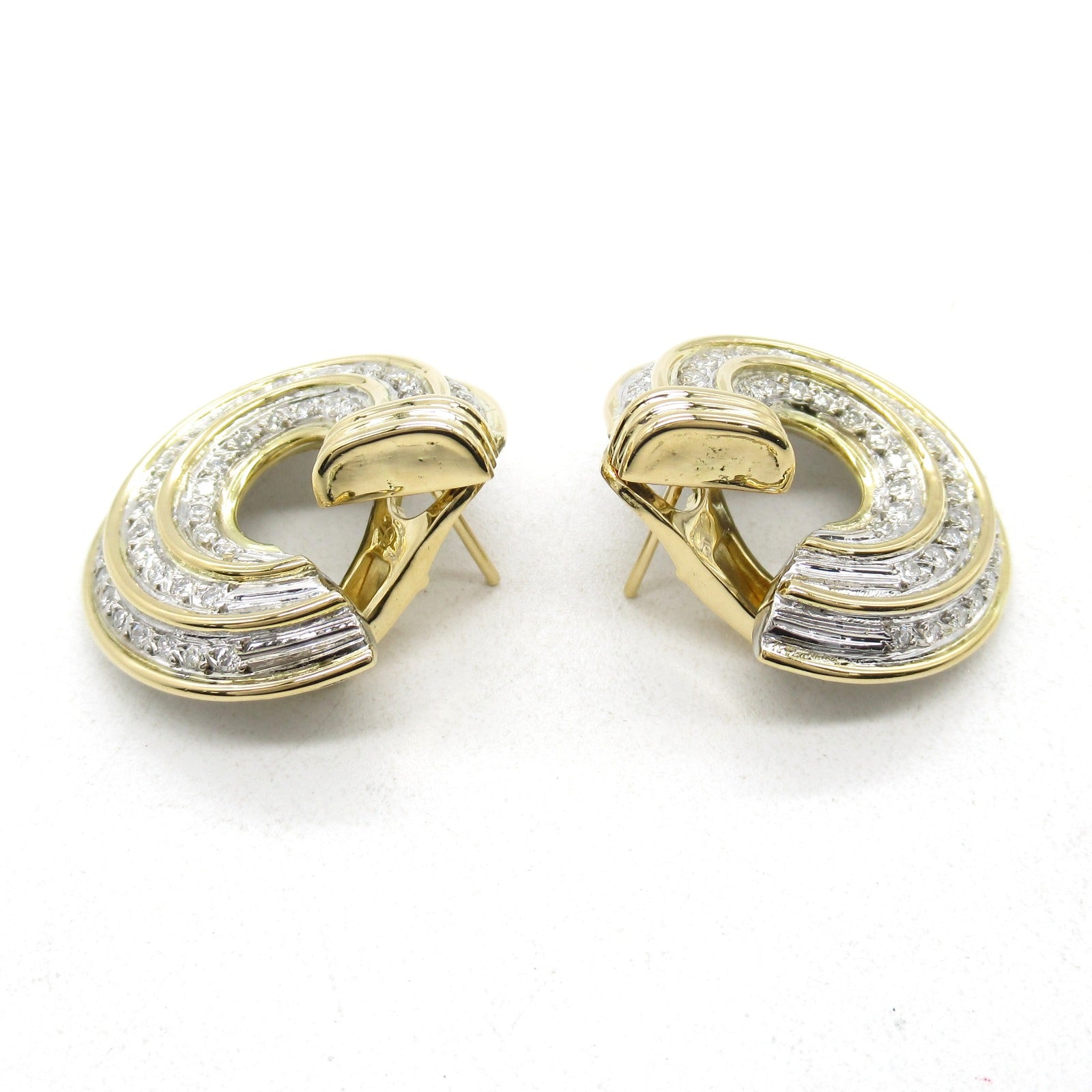 ZOLOTAS K18 Gold Diamond Earrings