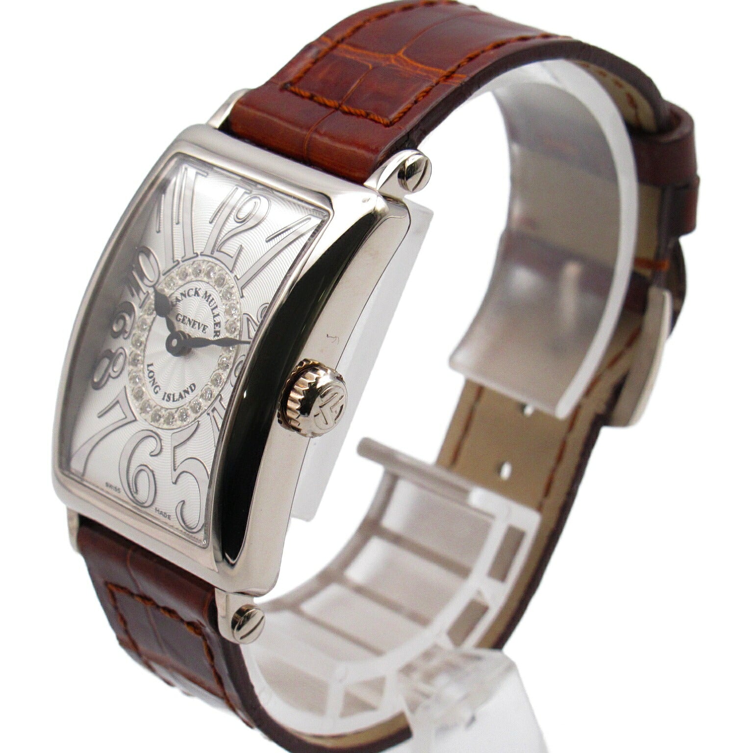 Franck Muller Long Island Watch K18WG Leather