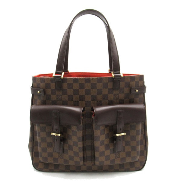 Louis Vuitton Damier Ebene Uzes Tote Canvas Tote Bag N51128 in Great Condition