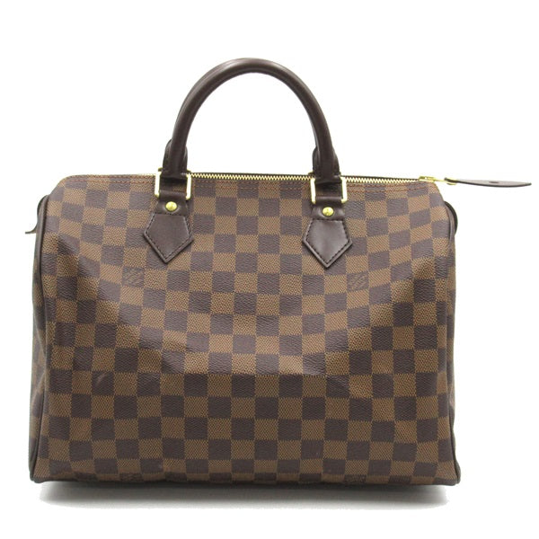 Louis Vuitton Damier Ebene Speedy 30 Canvas Handbag N41531 in Great Condition