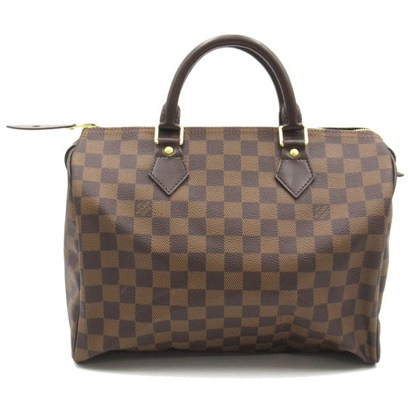 Louis Vuitton Damier Ebene Speedy 30 Canvas Handbag N41531 in Great Condition