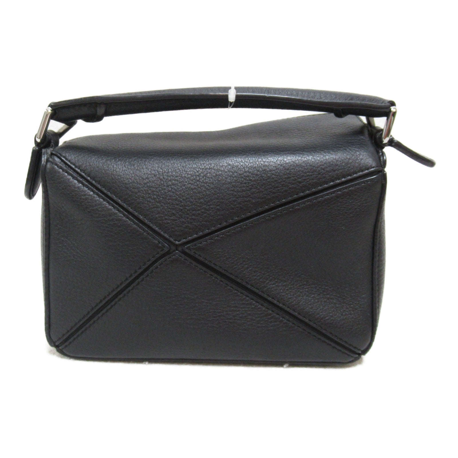 Loewe Leather Mini Puzzle Shoulder Bag Black