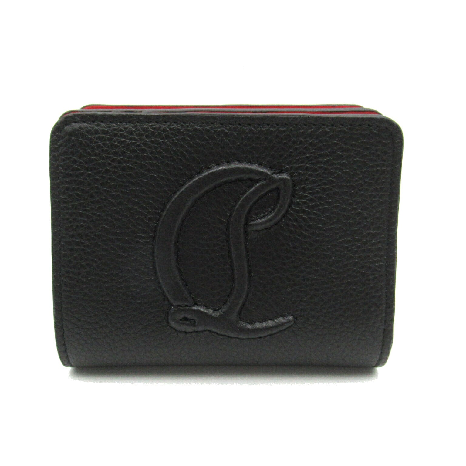 Christian Louboutin Leather Bifold Wallet Black/Red