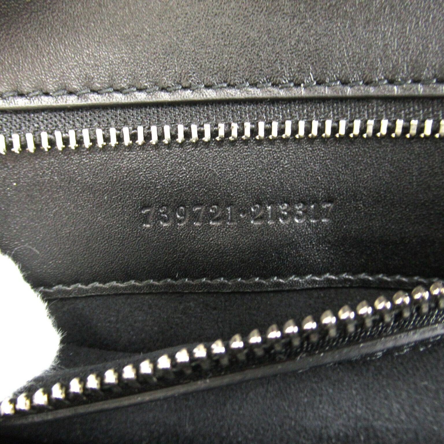 Gucci Leather Shoulder Bag Black 739721