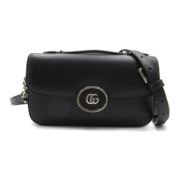 Gucci Mini Petite GG Leather Shoulder Bag Leather Shoulder Bag 739722AABSG1000 in Excellent Condition