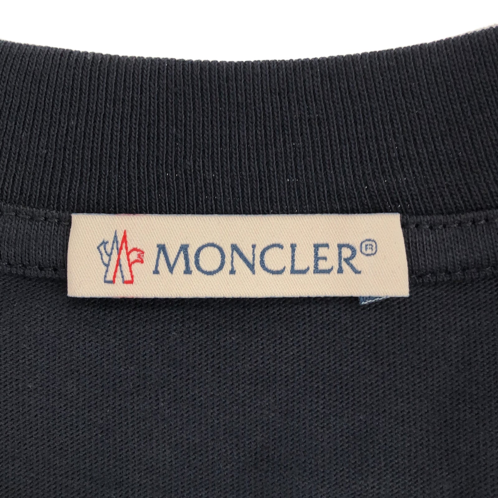 Moncler Cotton T-Shirt Navy M