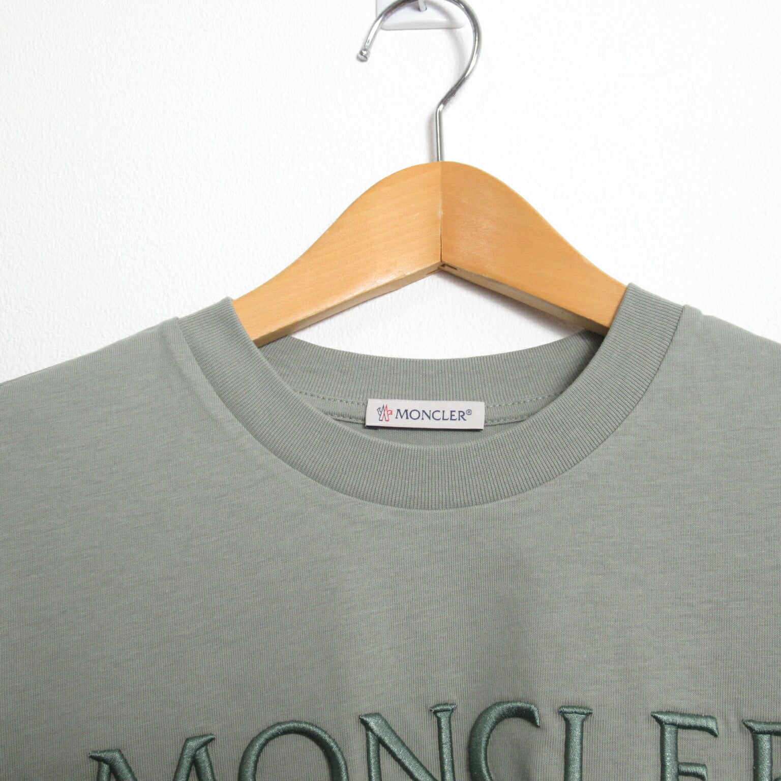 Moncler Cotton T-Shirt Green Unisex