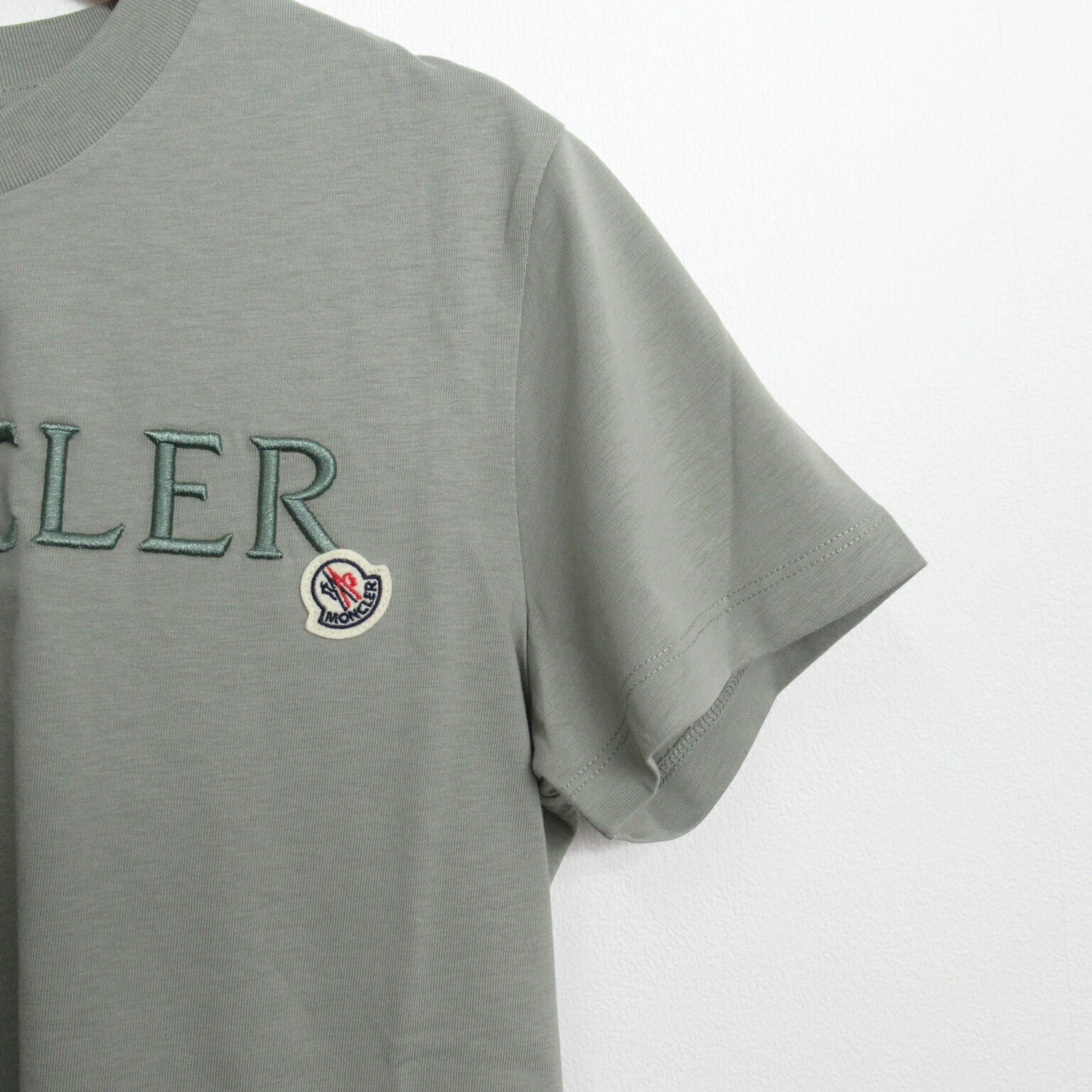 Moncler Cotton T-Shirt Green Unisex