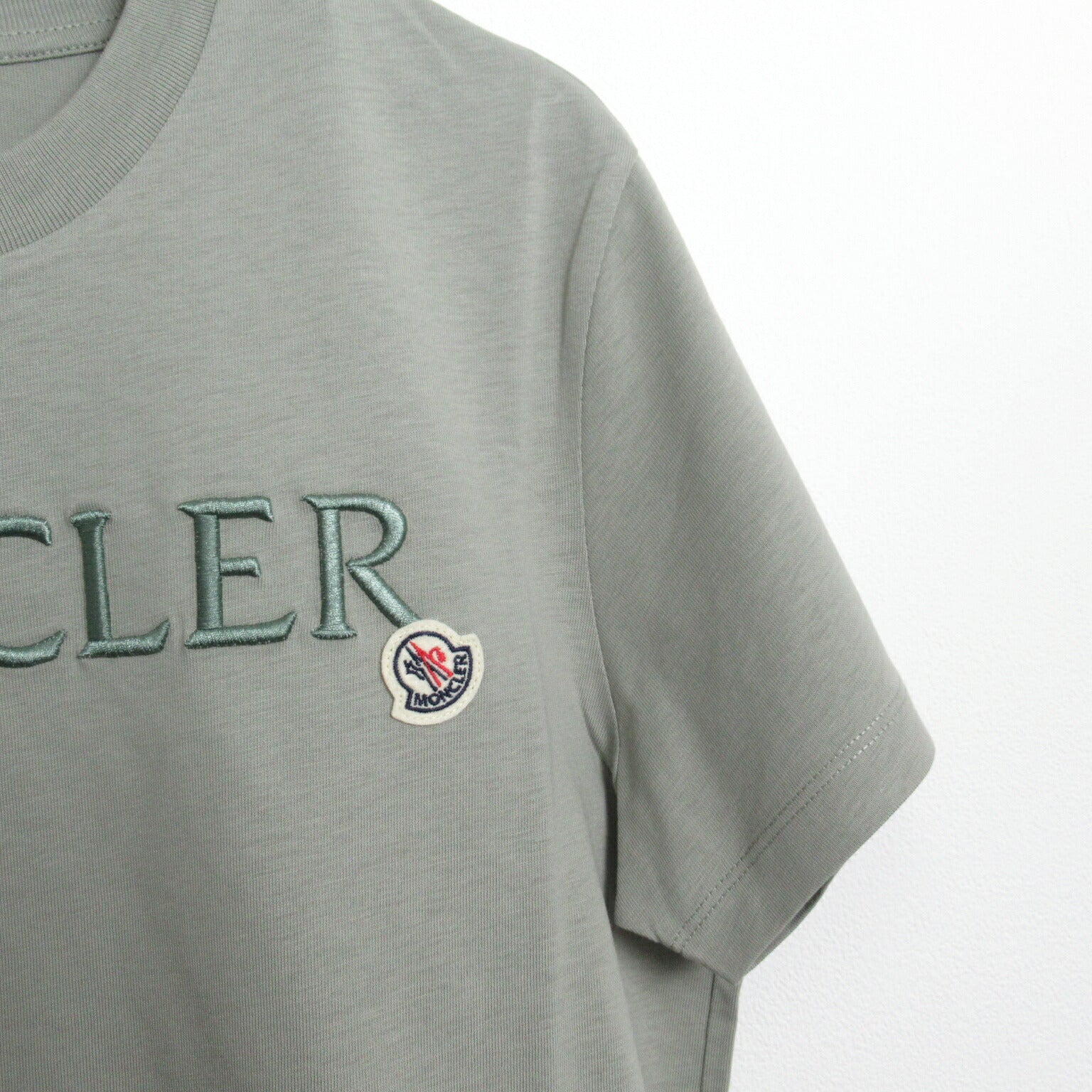 Moncler Cotton T-Shirt Green Unisex