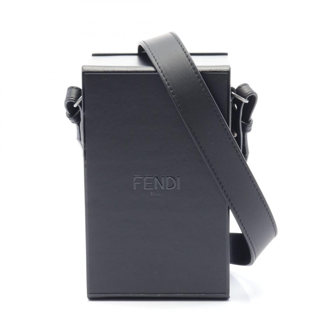 Fendi Leather Box Shoulder Bag 7VA519