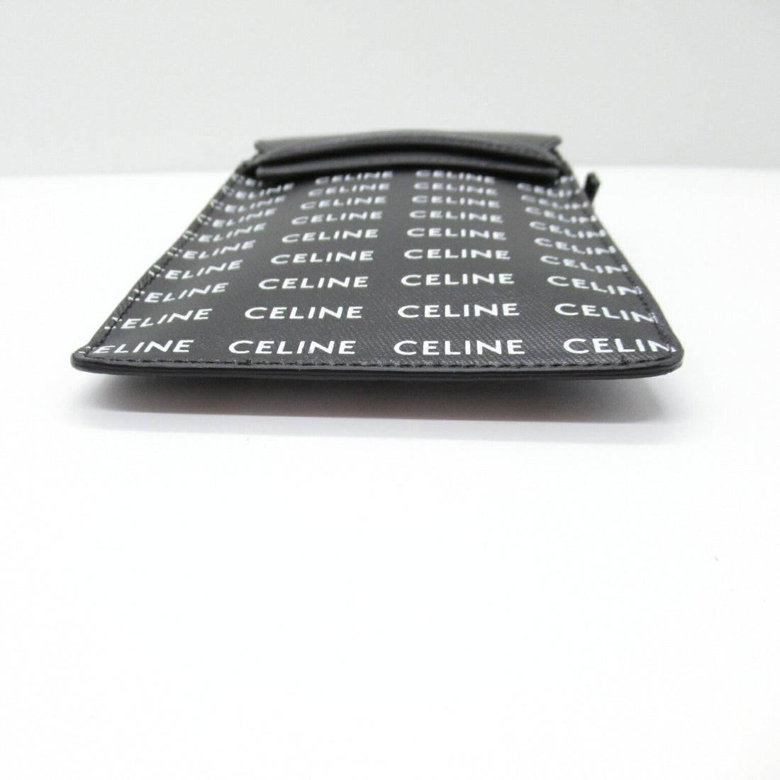 Celine Leather Shoulder Bag Black/White