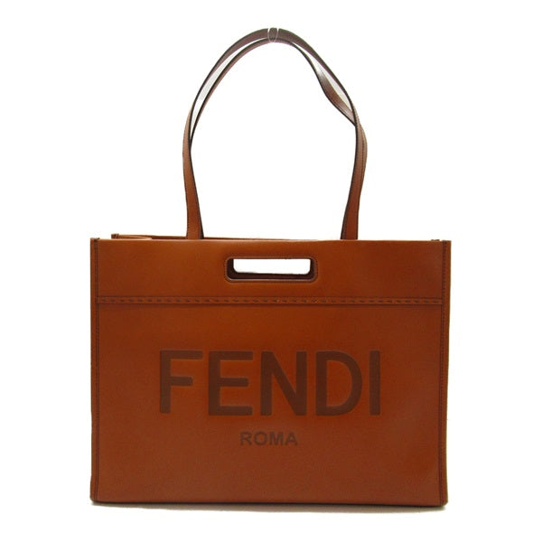 Fendi Leather Shopping Tote Bag Leather Tote Bag in Excellent condition