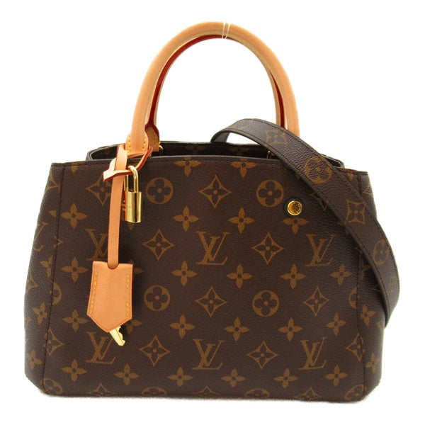 Louis Vuitton Monogram Montaigne BB Canvas Handbag M41055 in Excellent condition